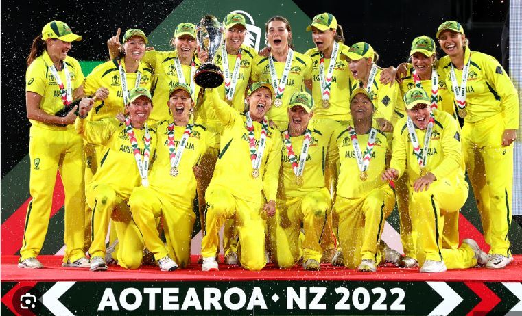 Winning Australian Women ODI Team